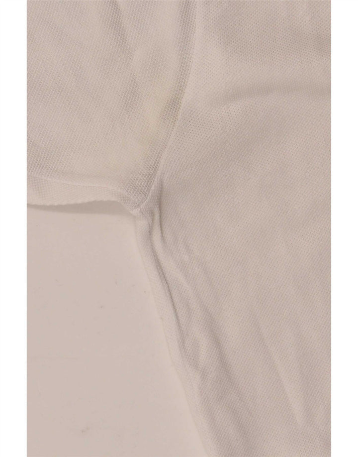 Polo da uomo Lacoste taglia 3 piccola in cotone bianco