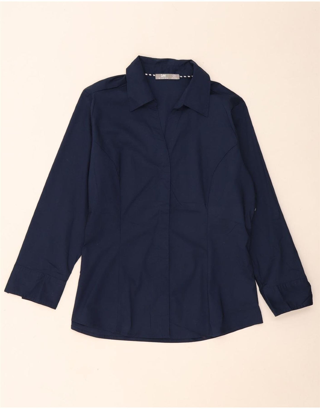 Camicia LEE da donna Riders UK 16 Large in cotone blu navy