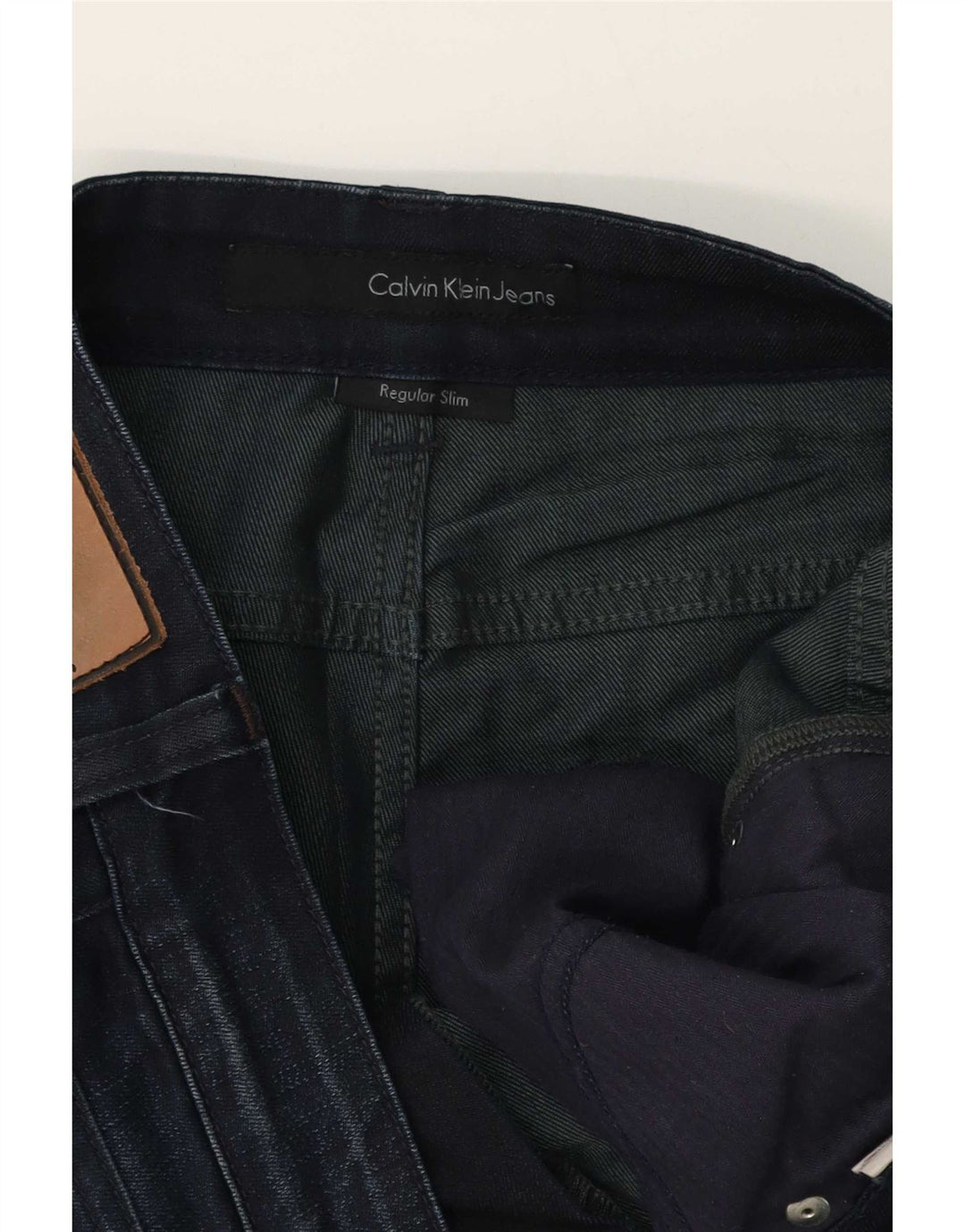 Jeans slim regolari da uomo Calvin Klein W32 L30 Blu