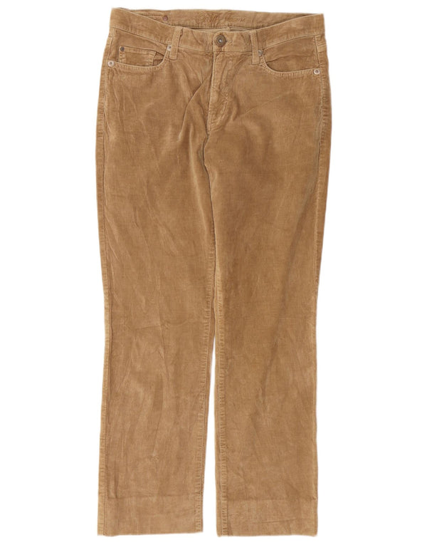 Pantaloni dritti da donna in velluto a coste RIFLE W31 L28 in cotone beige