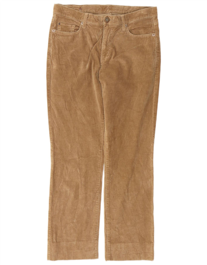 Pantaloni dritti da donna in velluto a coste RIFLE W31 L28 in cotone beige
