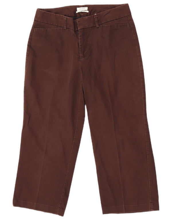 Pantaloni Capri Curvy da donna a vita media Dockers US 6 Medium W30 L22 Marrone