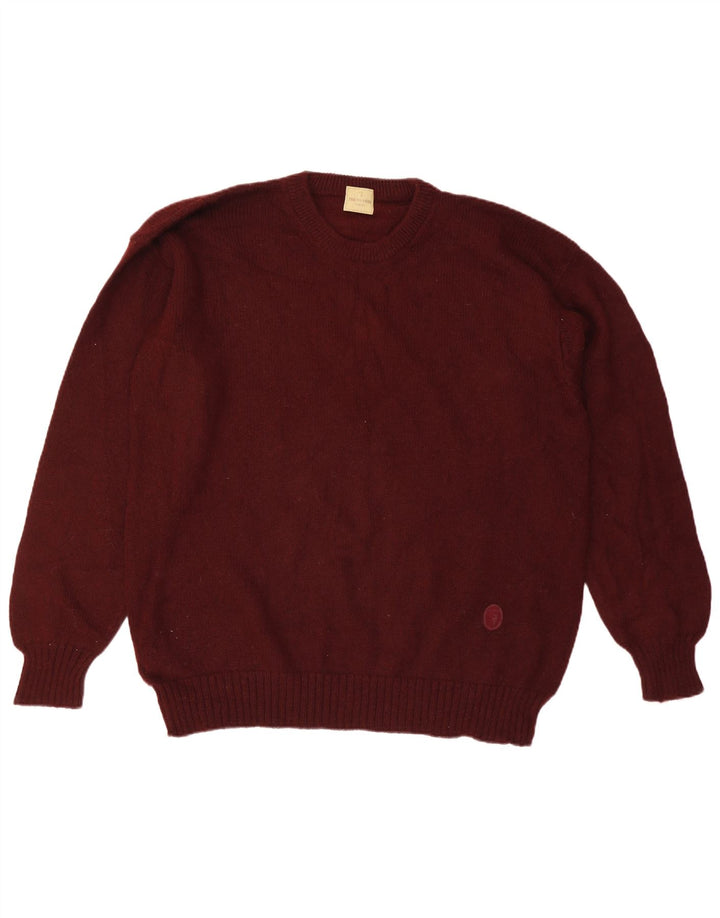 Maglione Maglione Girocollo Uomo TRUSSARDI 2XL Lana Bordeaux