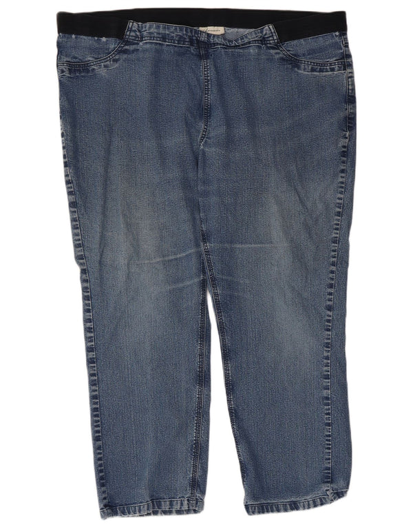 Jeans larghi affusolati autografi da donna Marks & Spencer UK 22 3XL W44 L27 Blu