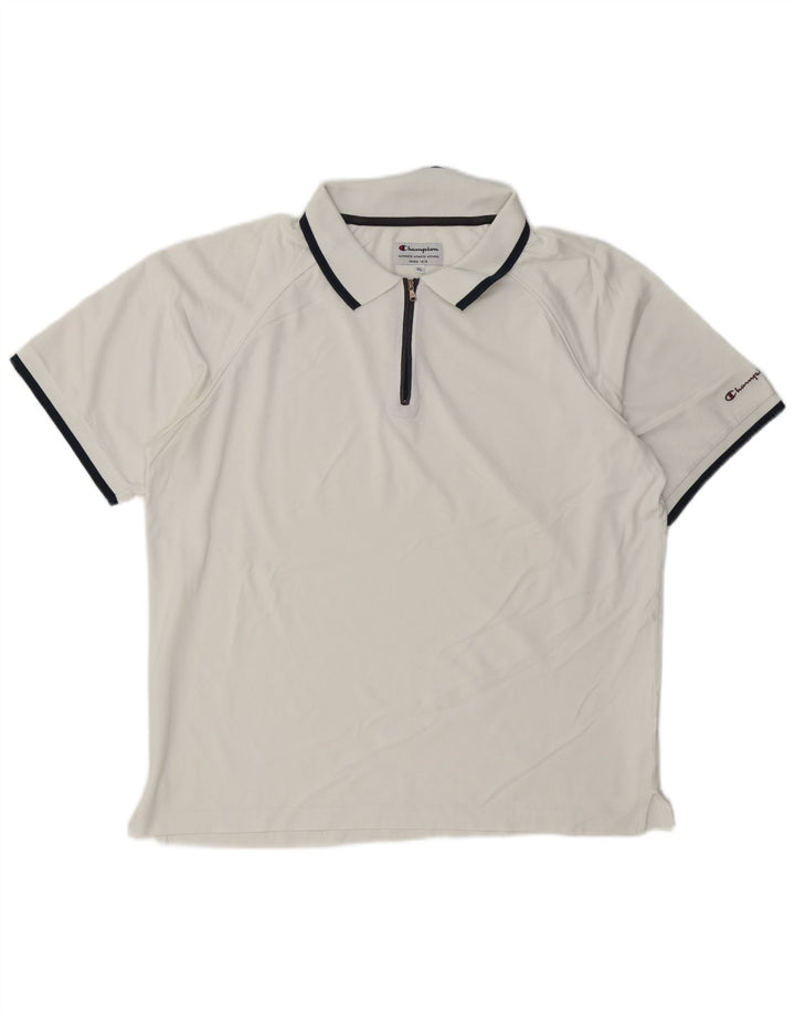 Polo da uomo Champion XL in cotone bianco