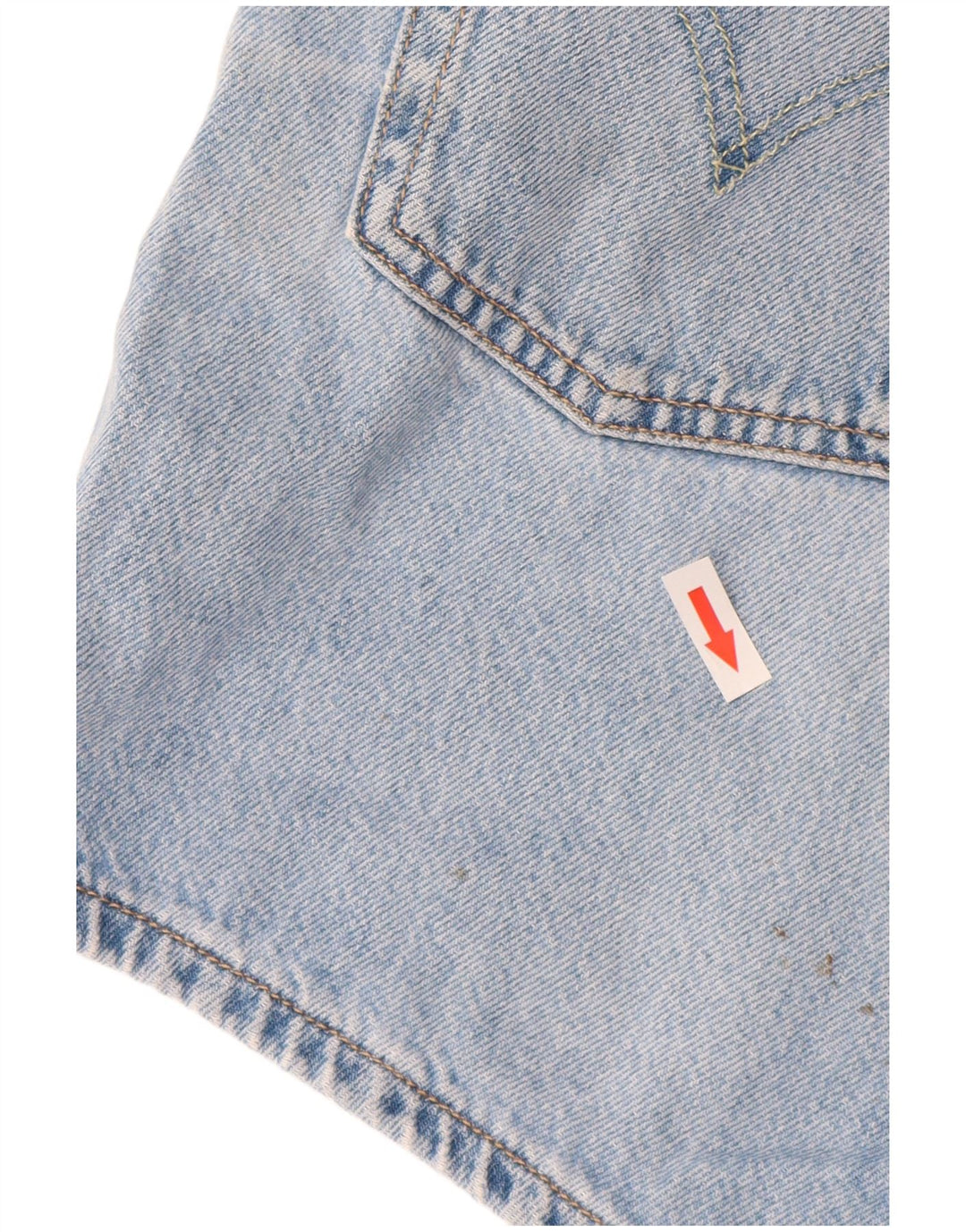 Pantaloncini di jeans da donna Levi's W28 cotone blu medio