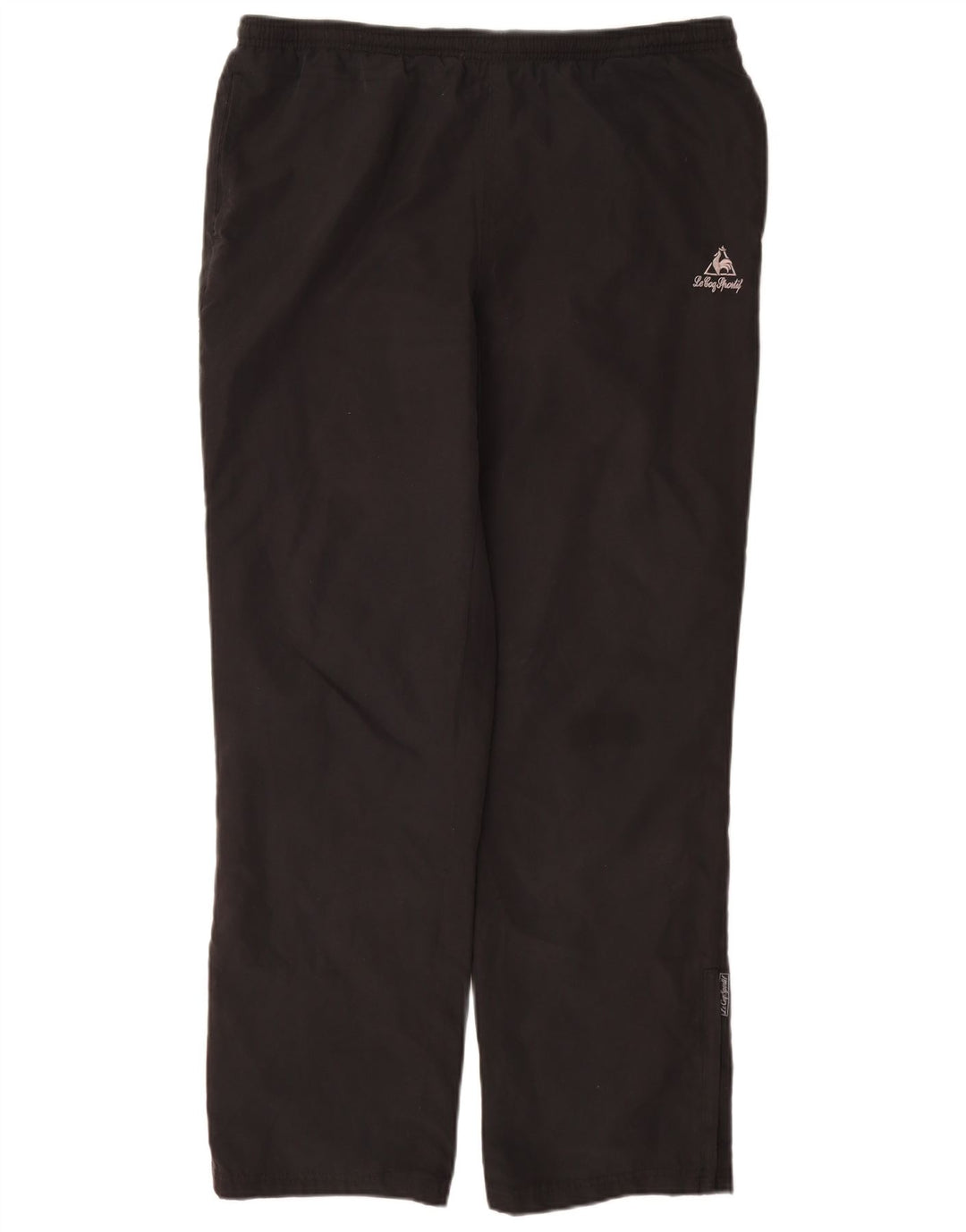 LE COQ SPORTIF Womens Tracksuit Trousers UK 12 Medium  Black Polyester