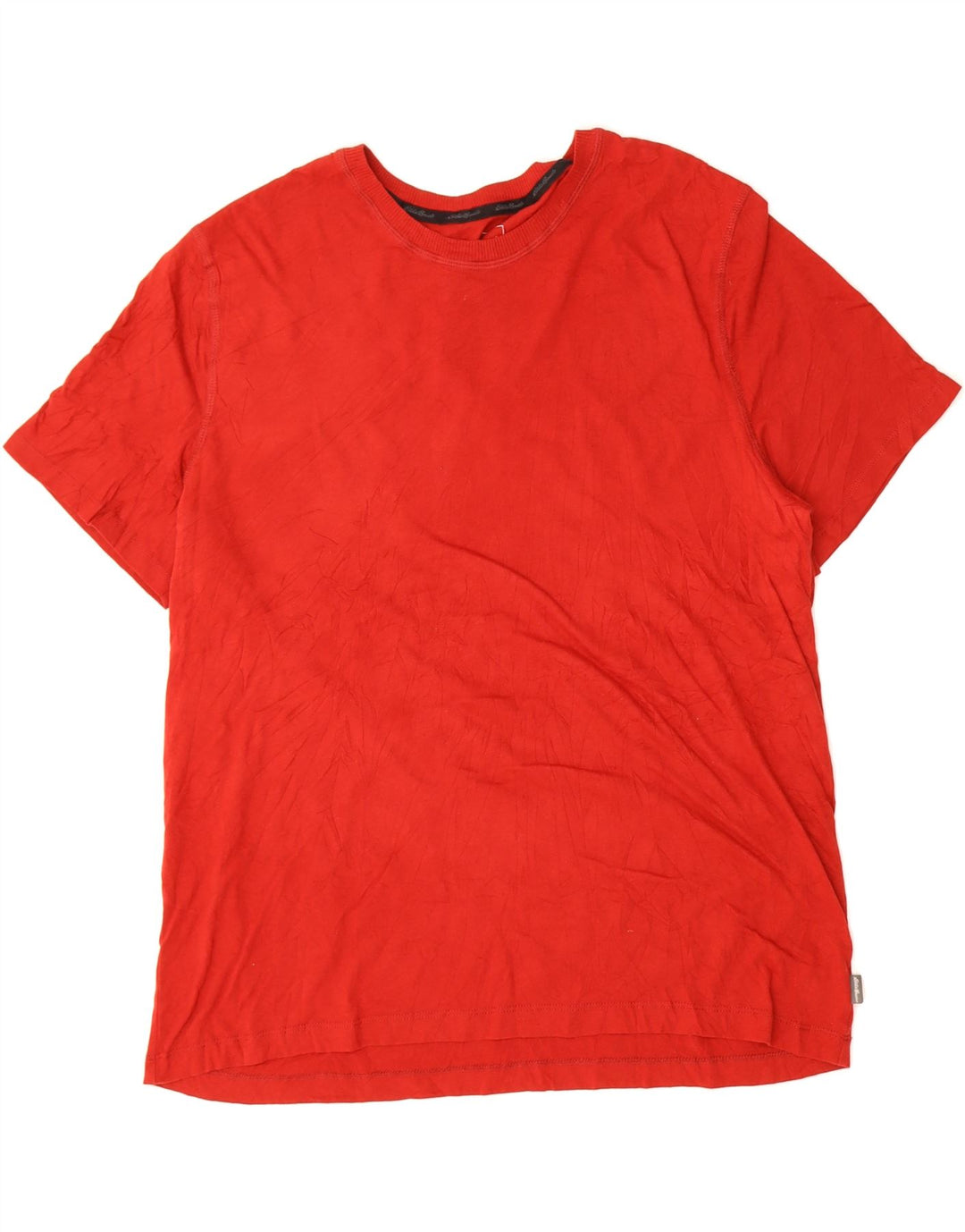 EDDIE BAUER Mens T-Shirt Top XL Red Cotton Vintage Eddie Bauer and Second-Hand Eddie Bauer from Messina Hembry 