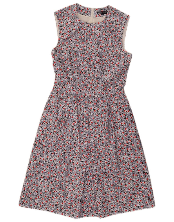 Abito a trapezio senza maniche da donna Tommy Hilfiger US 4 Small multicolore