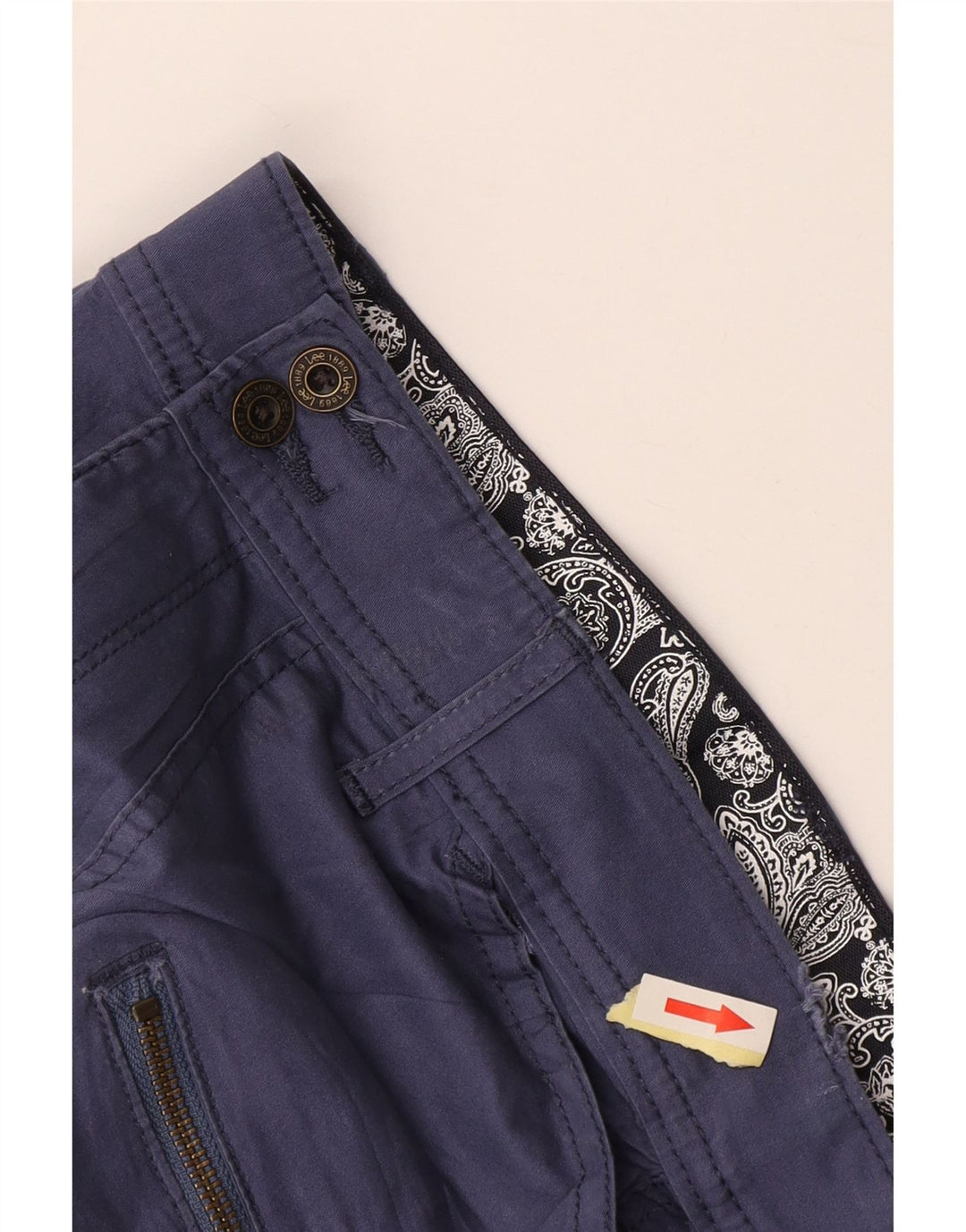 Pantaloncini cargo da uomo LEE W30 medio blu navy