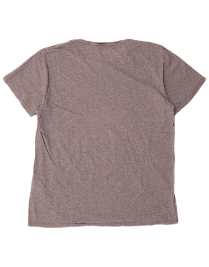 T-shirt grafica da uomo Levi's Top grande in cotone grigio