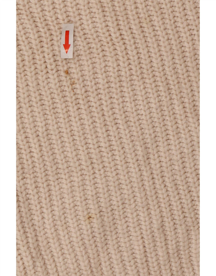 Maglione maglione girocollo da donna Marks & Spencer UK 14 medio bianco sporco