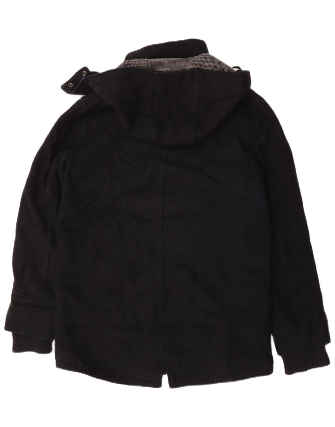 Giacca Parka da uomo con cappuccio Superdry UK 36 Small Lana blu navy