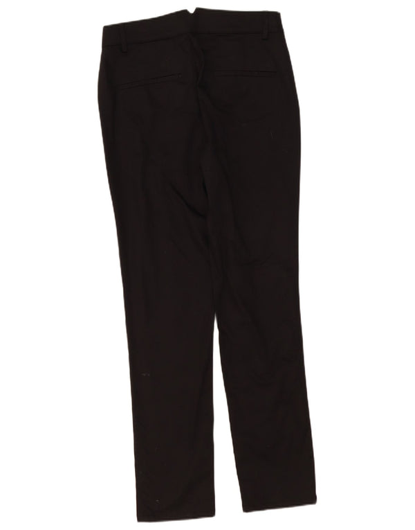 Pantaloni chino slim da donna Massimo Dutti EU 38 Small W28 L29 Nero