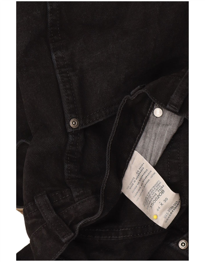 Jeans dritti da uomo Wrangler W44 L30 cotone nero