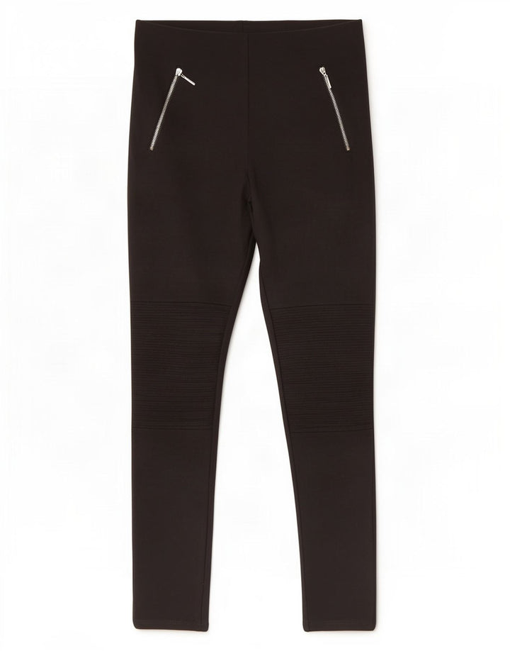 Leggings corti da donna Zara UK 12 medio neri