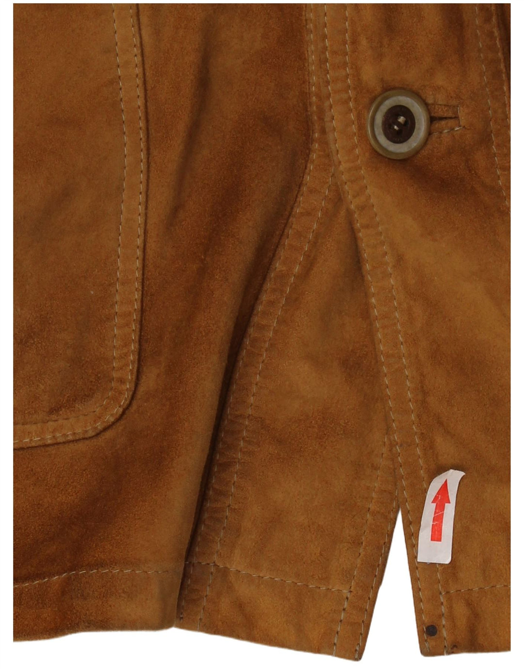 ASGARD Mens Suede Overcoat UK 42 XL Brown