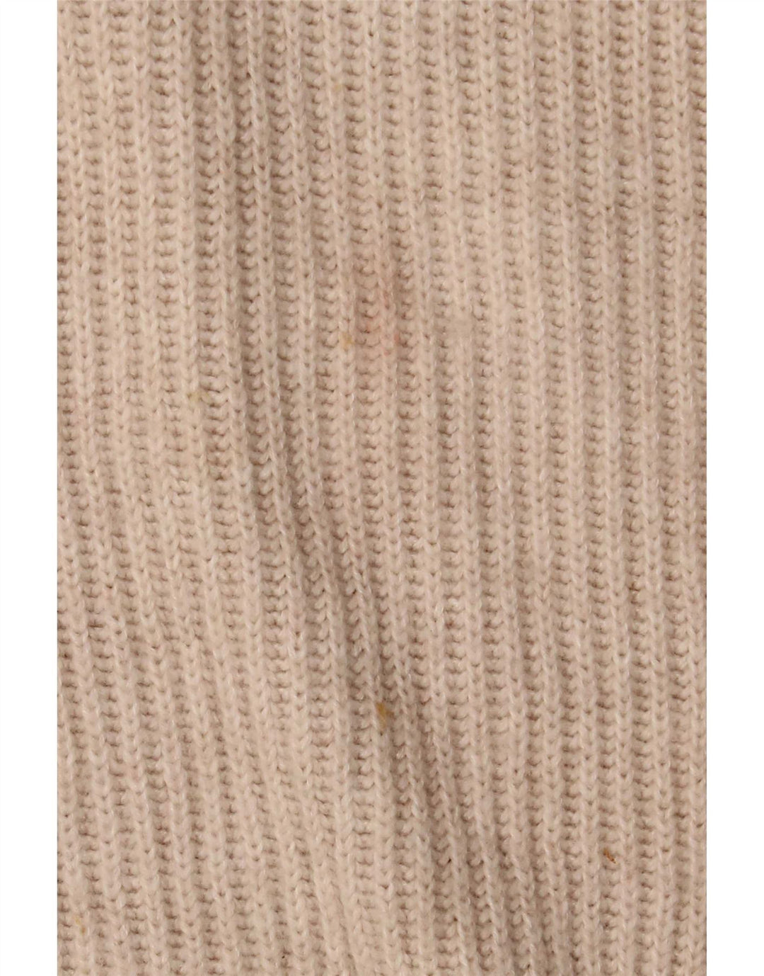 Maglione maglione oversize da donna Marks & Spencer con collo alto UK 16 Large Beige