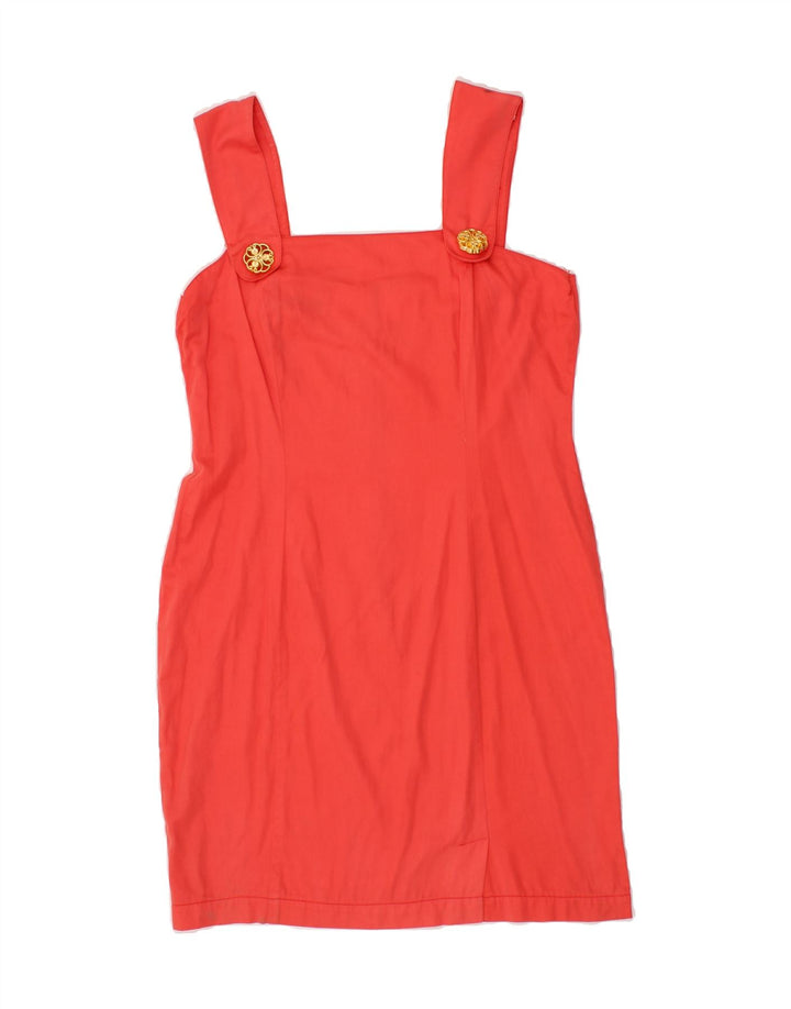 VINTAGE Womens Sleeveless Sheath Dress IT 40 Small Red Vintage Vintage and Second-Hand Vintage from Messina Hembry 