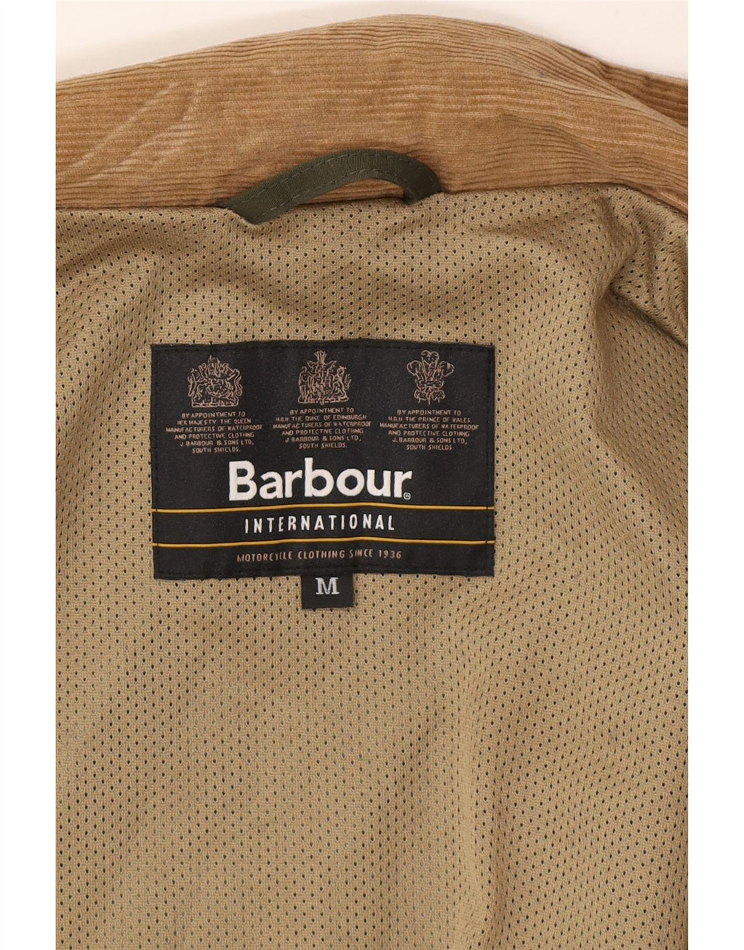 Giacca da uomo Barbour Utility UK 38 Poliestere kaki medio