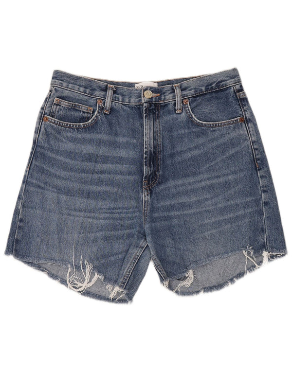 Zara Womens Denim Shorts EU 40 Medium W30 Blue Cotton