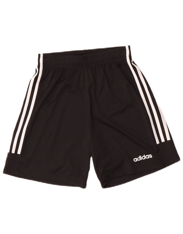 Pantaloncini sportivi Adidas Climalite da uomo piccoli in poliestere nero