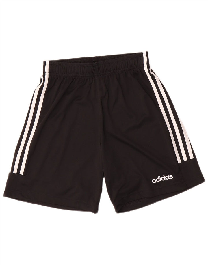 Pantaloncini sportivi Adidas Climalite da uomo piccoli in poliestere nero