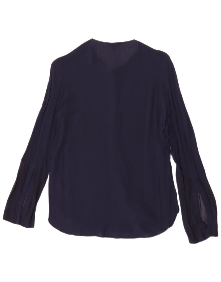 Camicetta da donna Massimo Dutti EU 40 Viscosa media blu navy