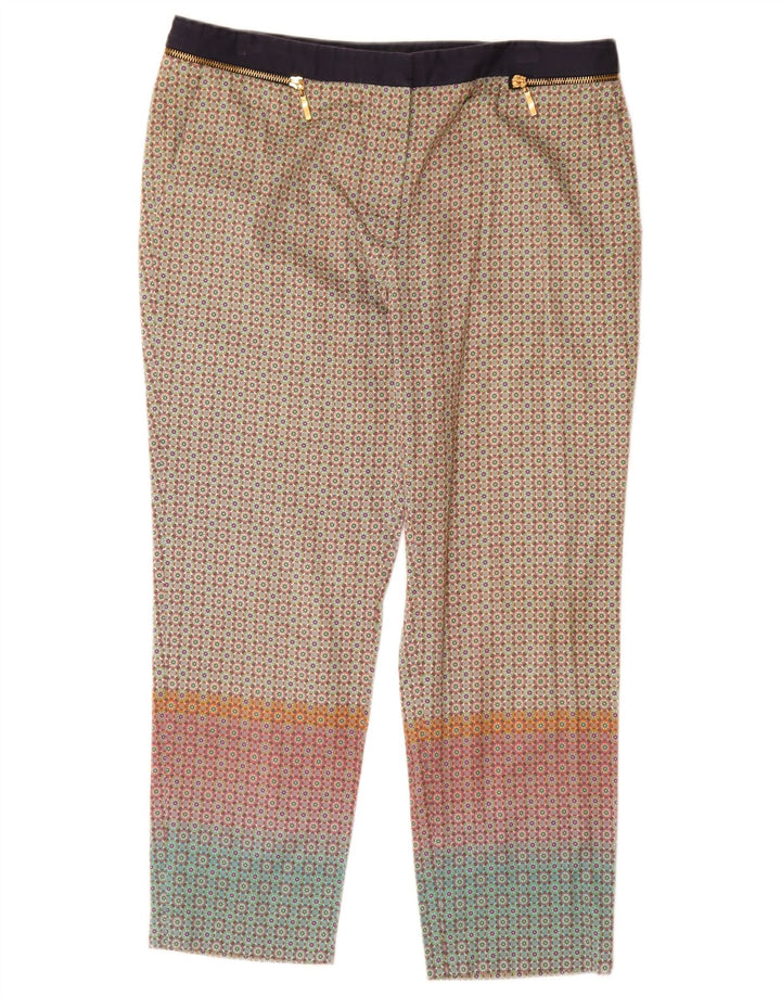 Pantaloni corti da donna Zara EU 40 medi W30 L24 multicolore geometrico