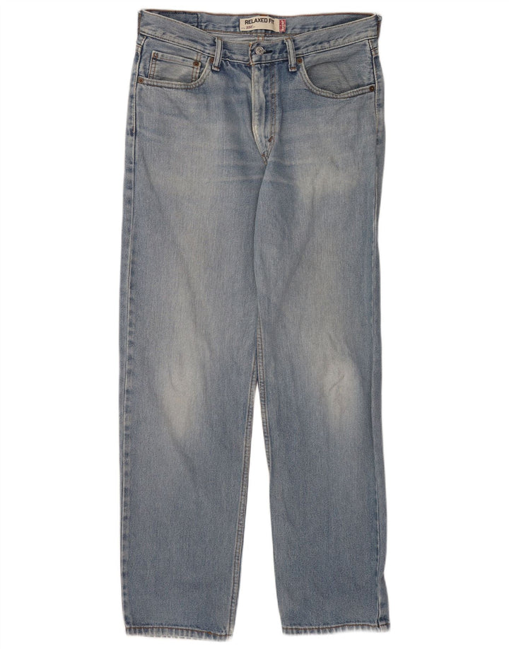 Levi's Uomo 550 Jeans dritti vestibilità rilassata W34 L34 Blu