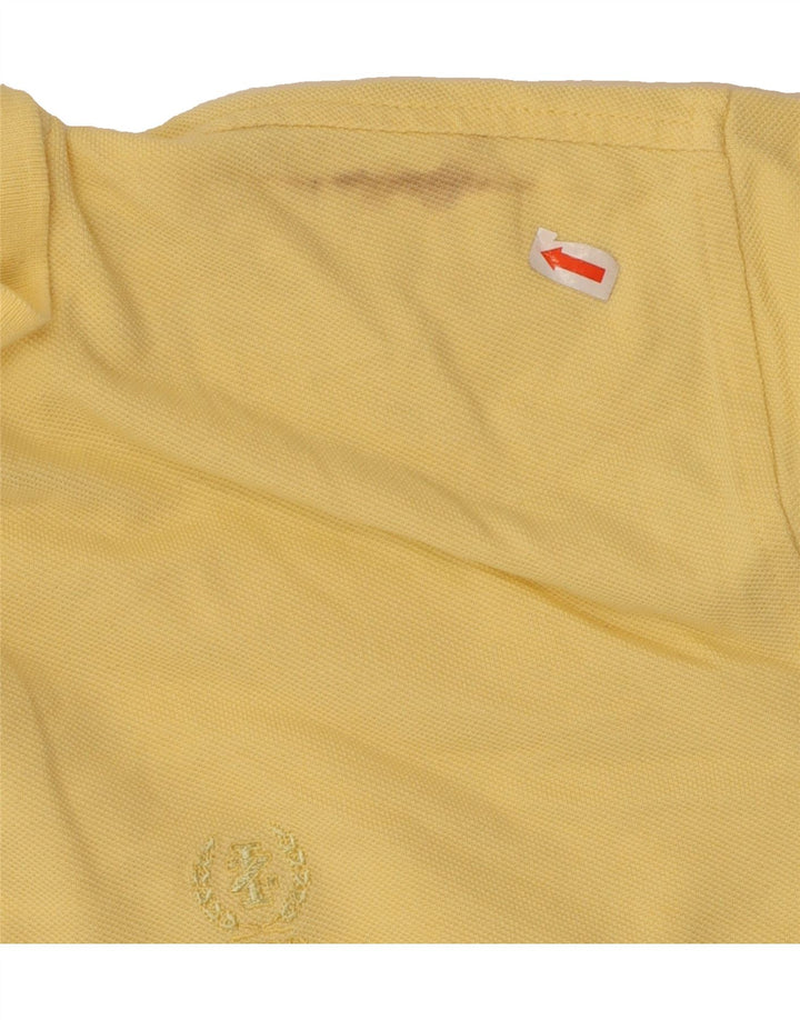 IZOD Mens Polo Shirt XL Yellow Cotton Vintage Izod and Second-Hand Izod from Messina Hembry 