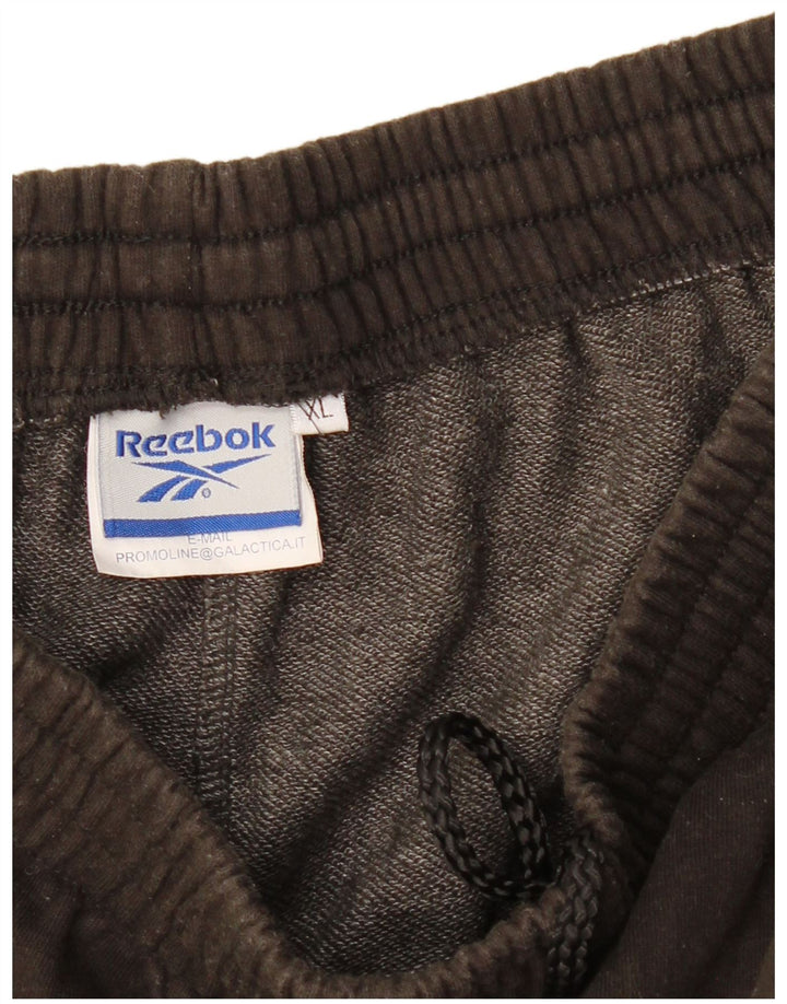 Pantaloni da tuta da uomo Reebok XL in cotone nero