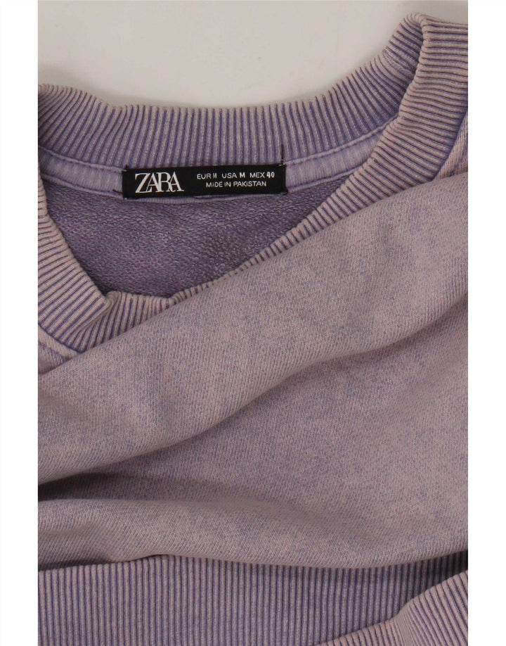 Felpa Zara da uomo con vestibilità ampia, viola medio