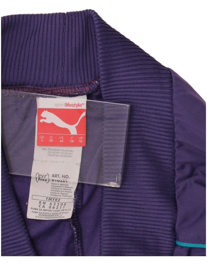 Pantaloni della tuta da donna Puma UK 10 Small Viola Poliestere