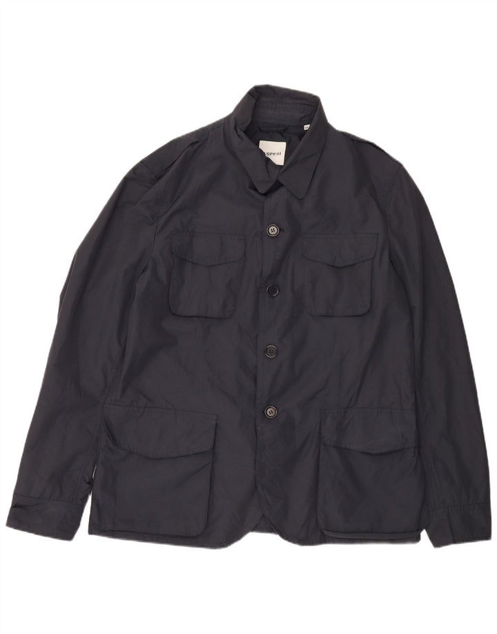 ASPESI Giacca utility da uomo UK 46 3XL Blu navy Poliammide