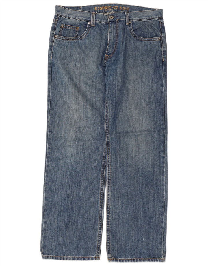 Jeans dritti da uomo Esprit W34 L32 cotone blu