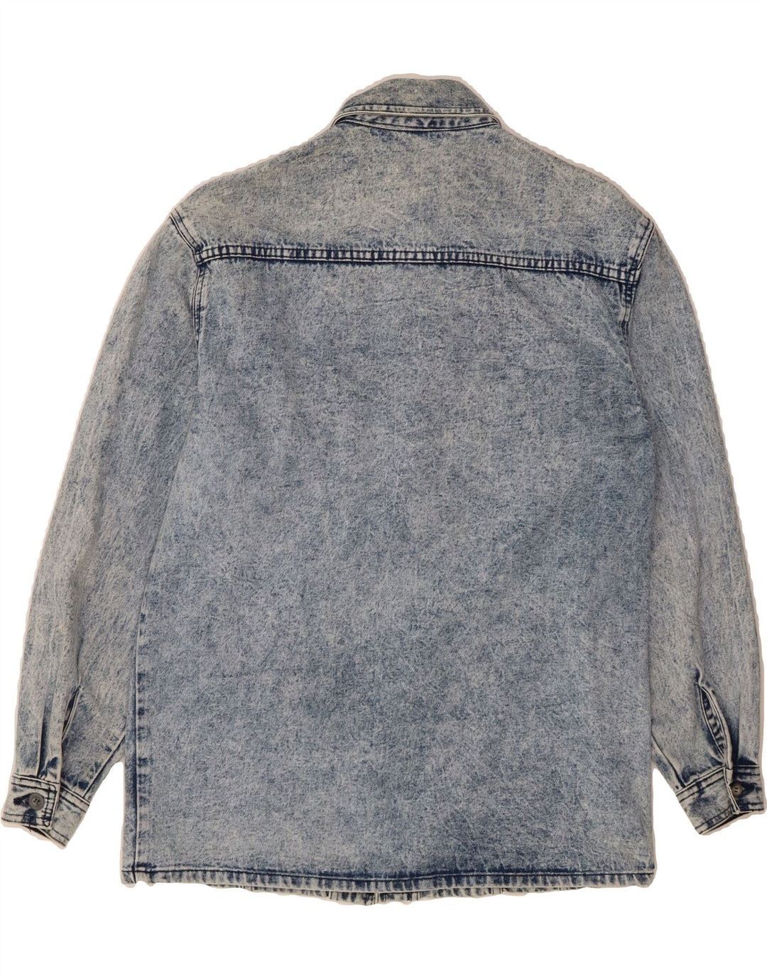 ARIZONA Mens Denim Jacket IT 48 Medium Blue Cotton Vintage Arizona and Second-Hand Arizona from Messina Hembry 