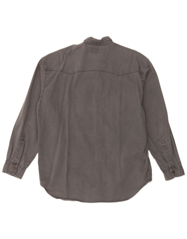 Camicia da uomo Levi's XL in cotone grigio