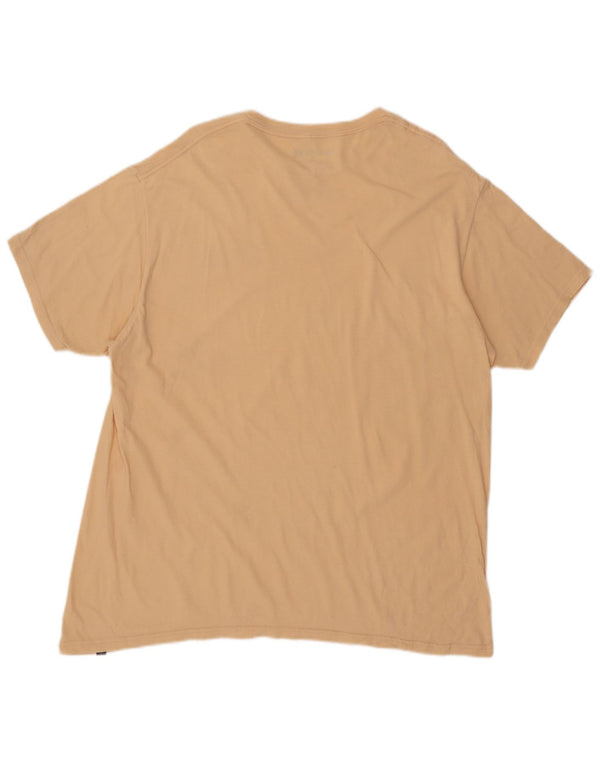 T-shirt da uomo Hurley Top XL in cotone beige
