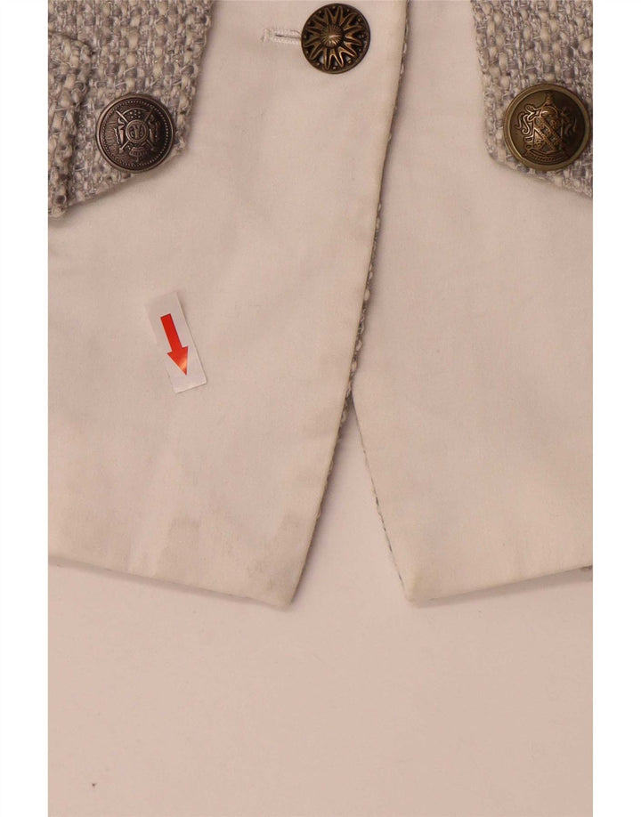 Giacca blazer a 3 bottoni da donna Joe Browns UK 14 Acrilico grigio medio