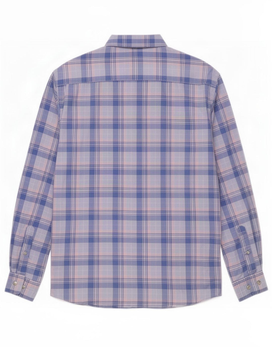 Gant Camicia da uomo vestibilità regolare in cotone a quadri blu grandi