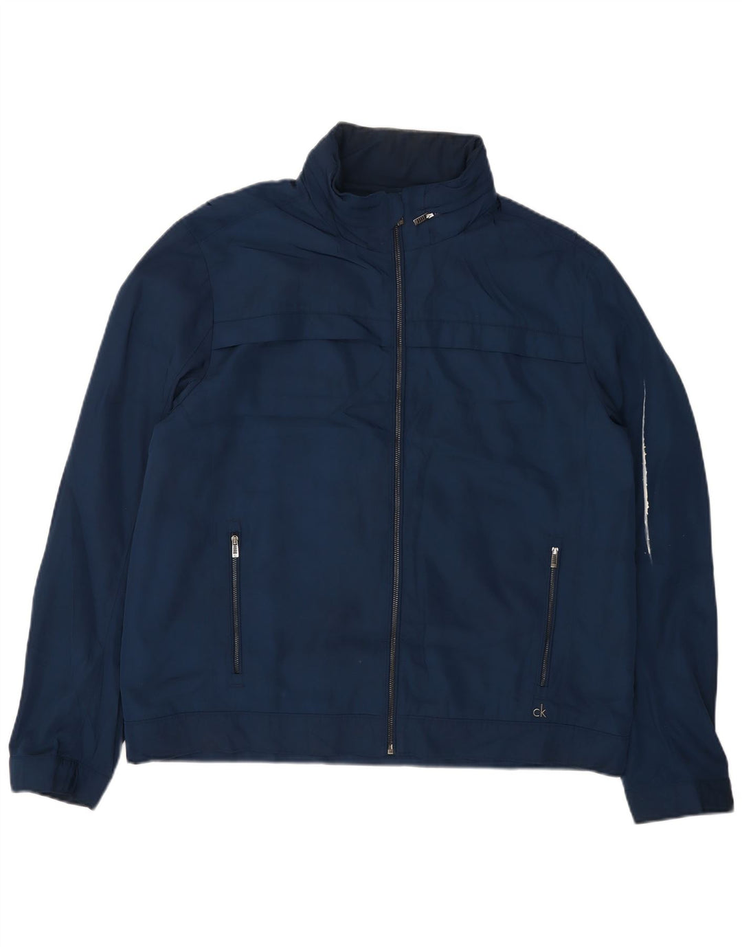 Giubbotto bomber da uomo Calvin Klein UK 42 XL poliestere blu navy