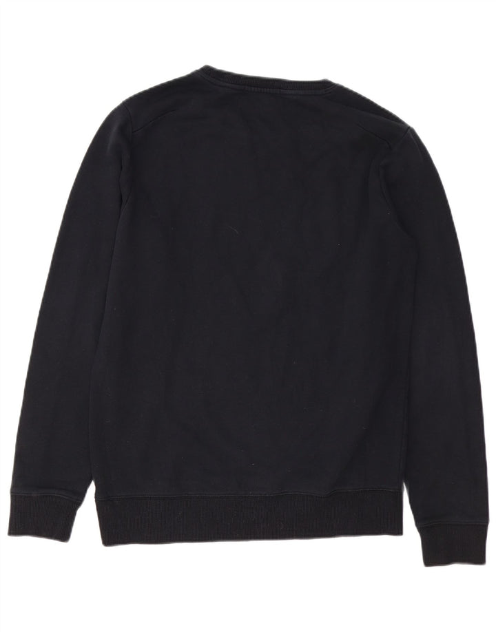 CALVIN KLEIN JEANS Felpa con grafica da uomo Maglione piccolo in cotone nero
