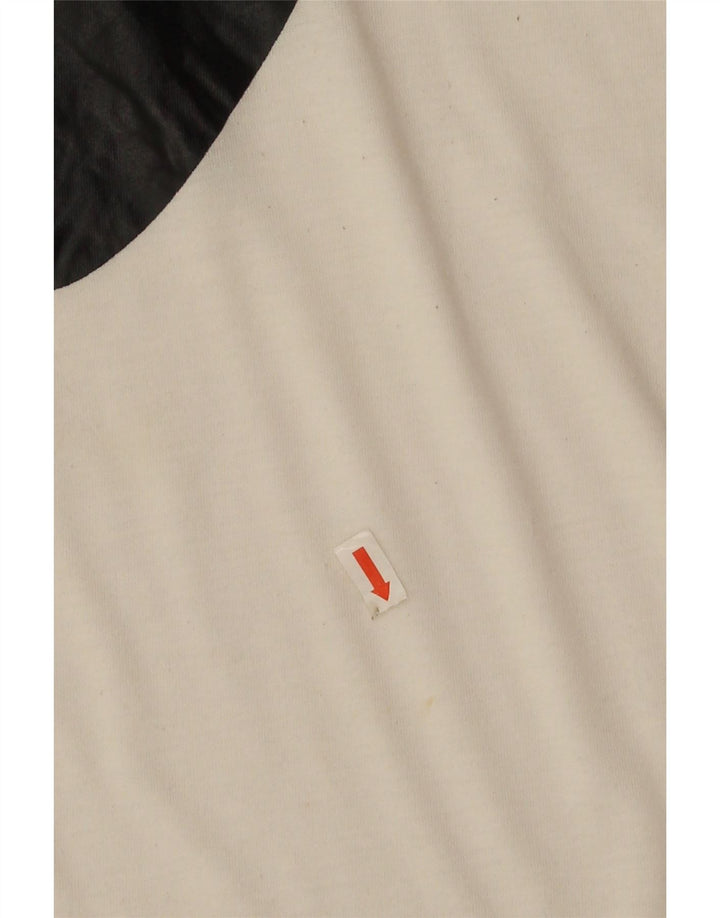 T-shirt grafica da donna Nike Top UK 14 poliestere bianco medio