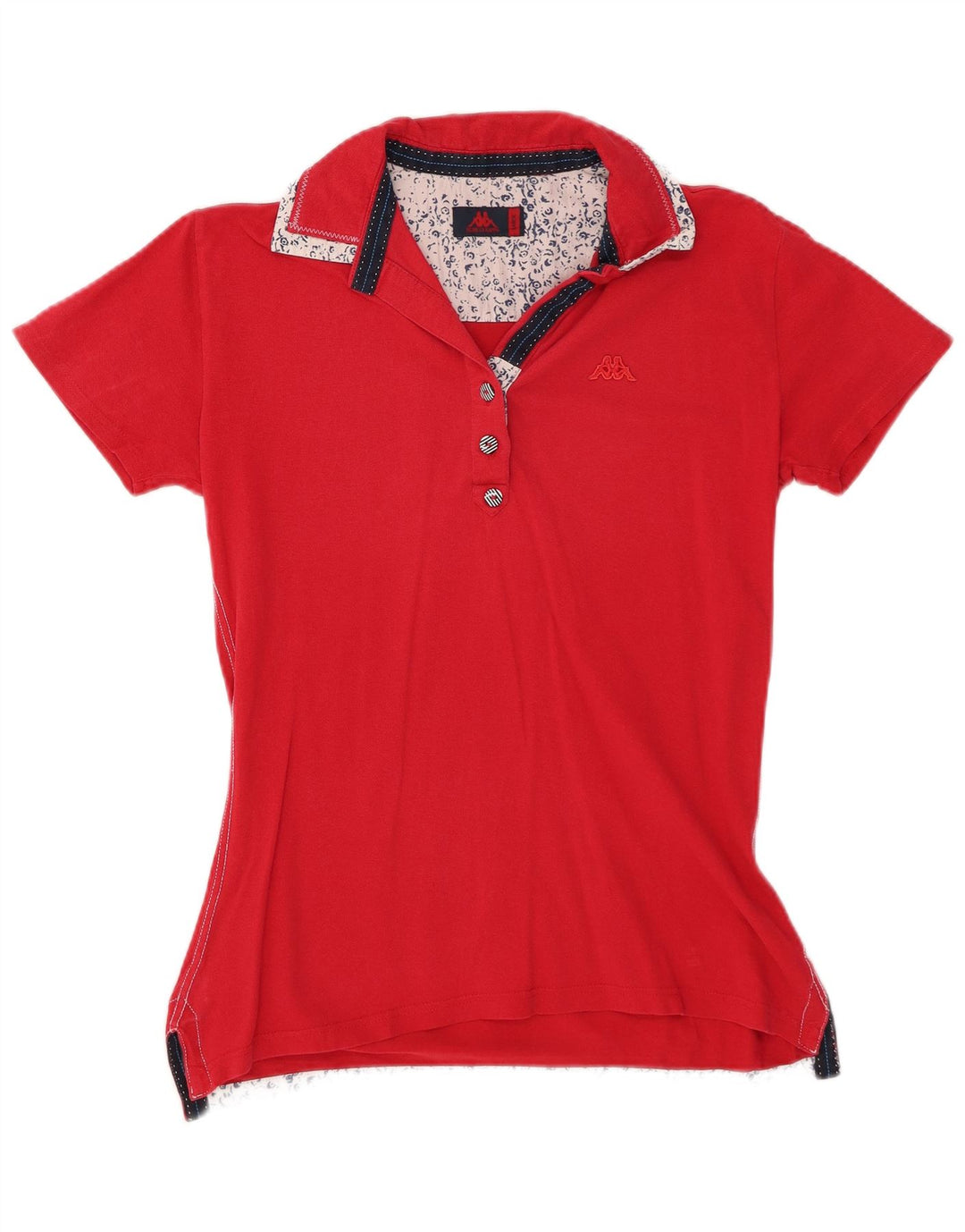 Polo da donna KAPPA UK 14 grande rossa in cotone