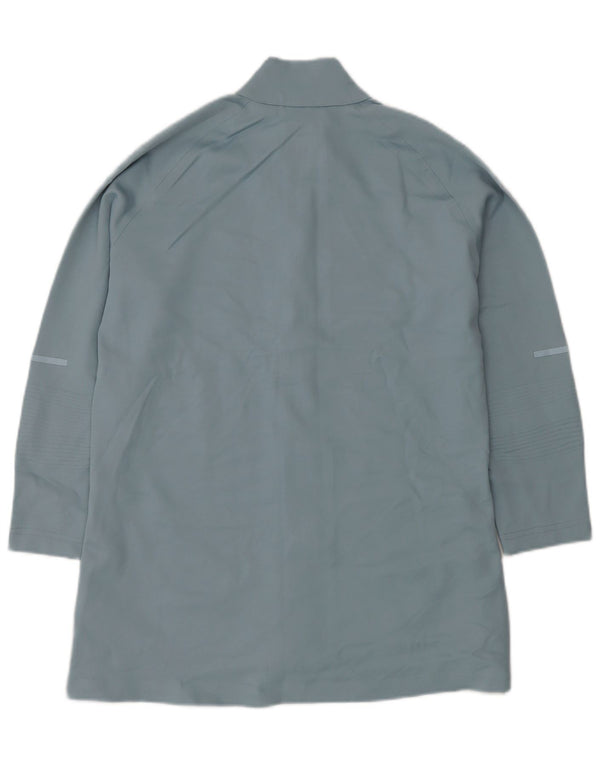 Giacca da tuta da donna con maniche a 3/4 Adidas UK 16/18 Large Blu Poliestere