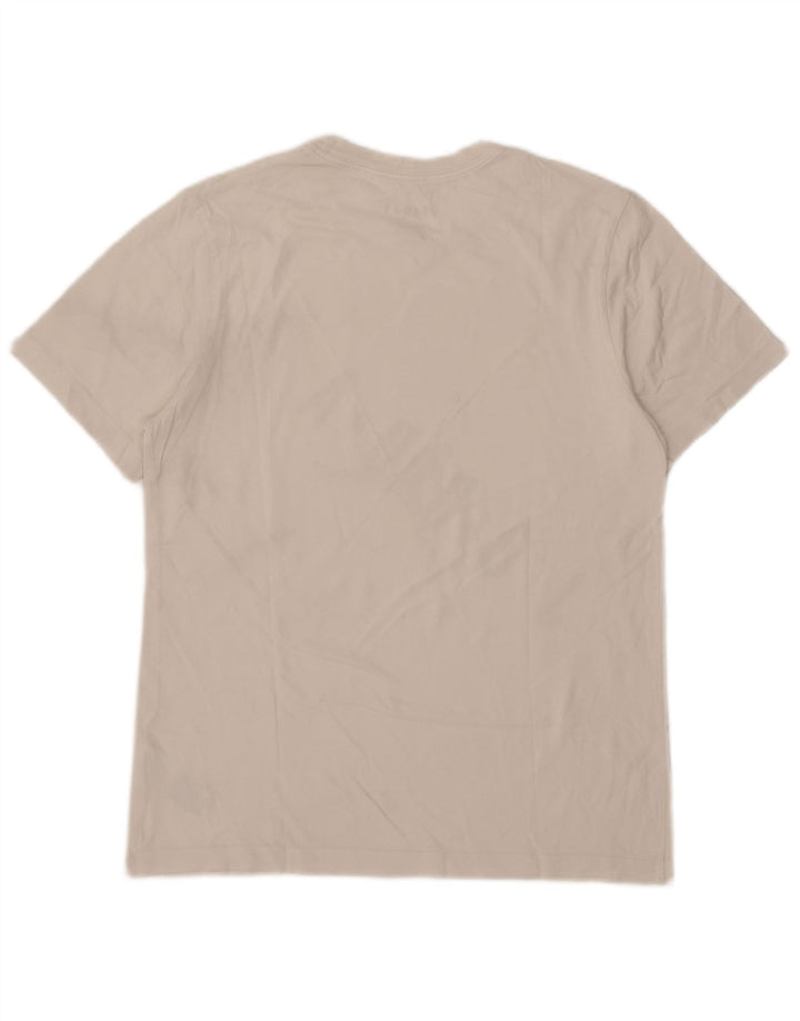 T-shirt grafica da uomo con vestibilità standard Jordan, top in cotone bianco medio