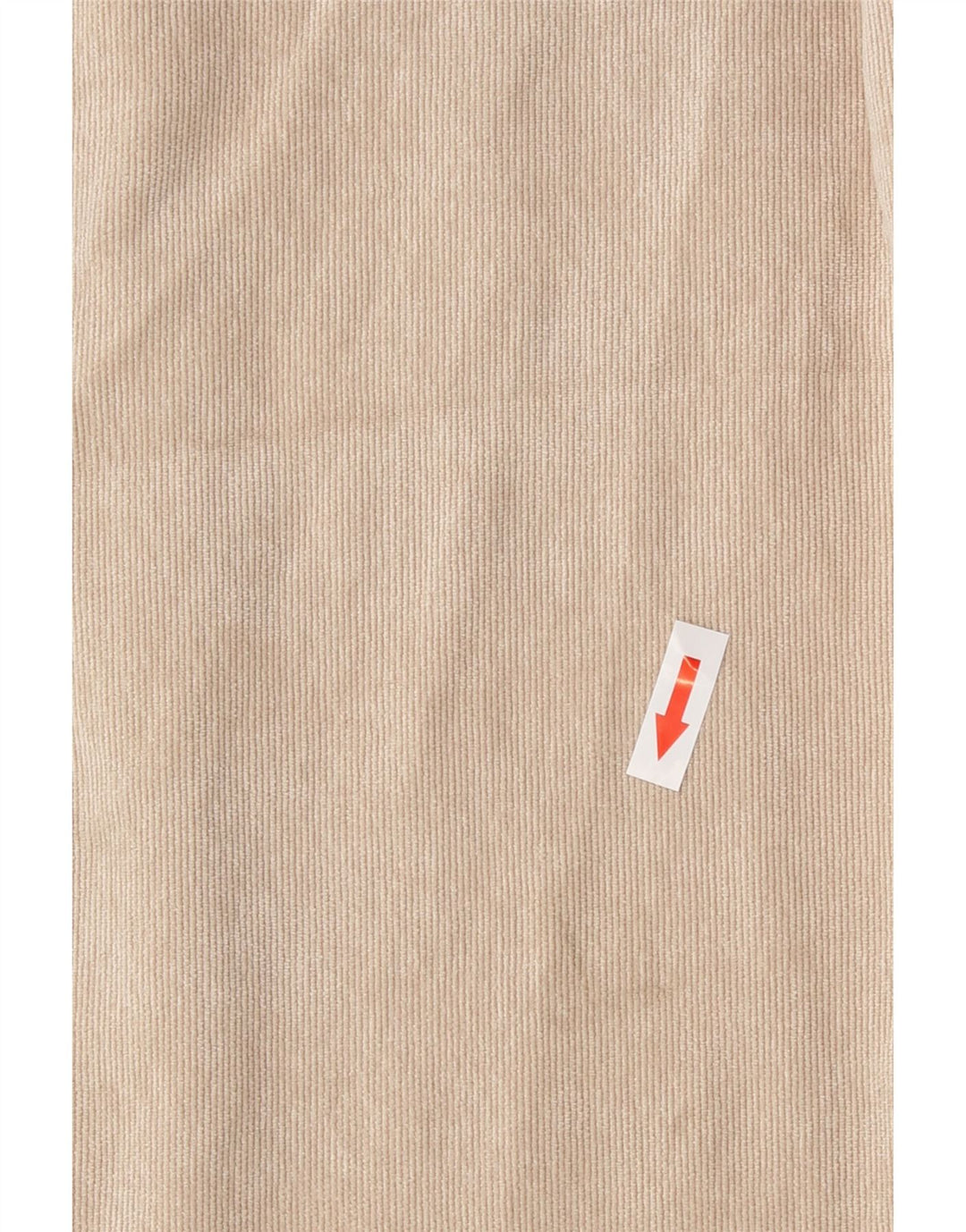 Camicia da donna oversize in velluto a coste Zara UK 6 XS Poliestere beige