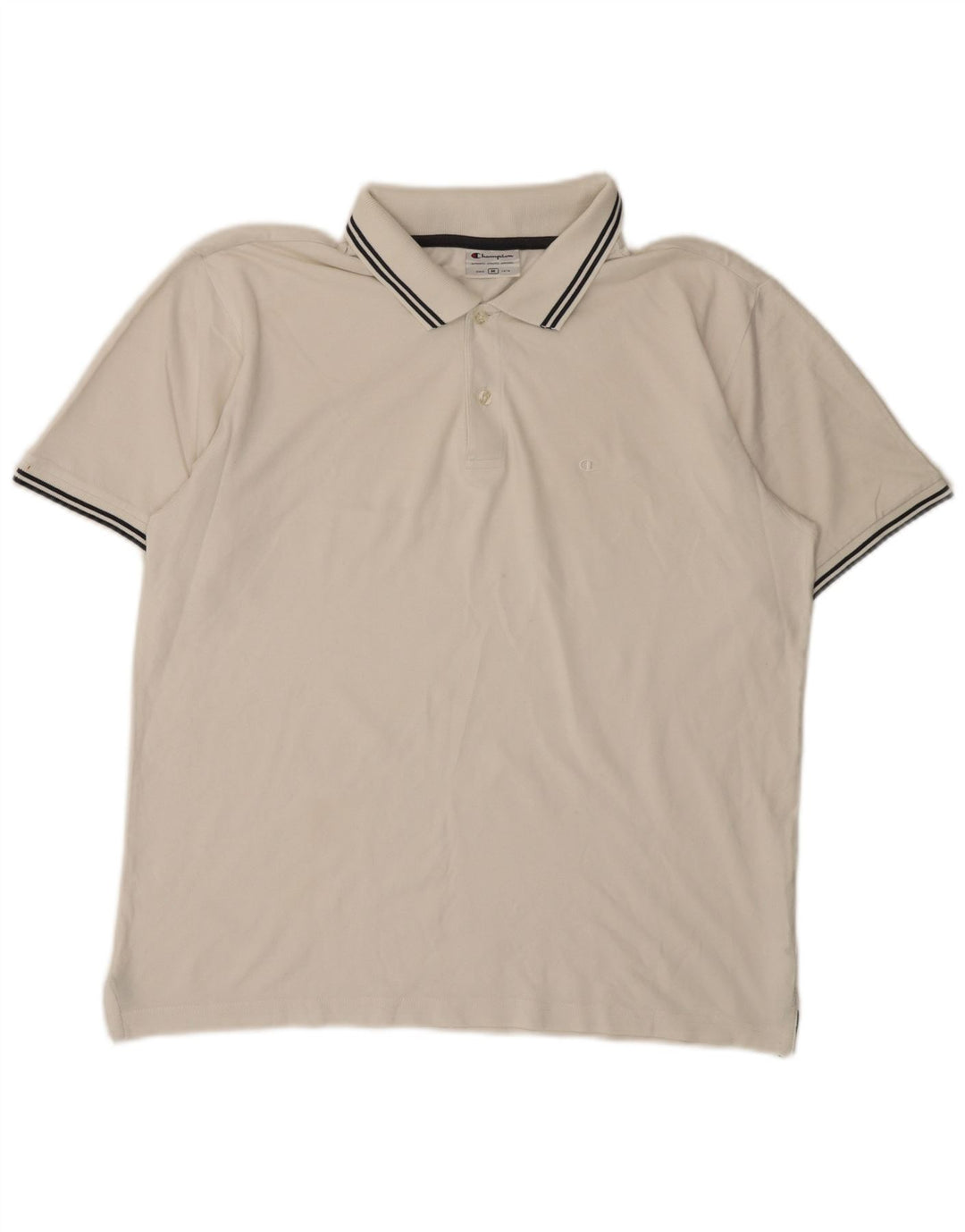 Polo da uomo Champion in cotone bianco medio