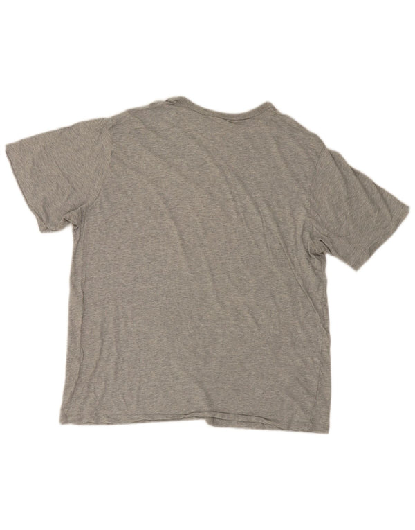 T-shirt grafica da uomo Champion Top 2XL cotone grigio